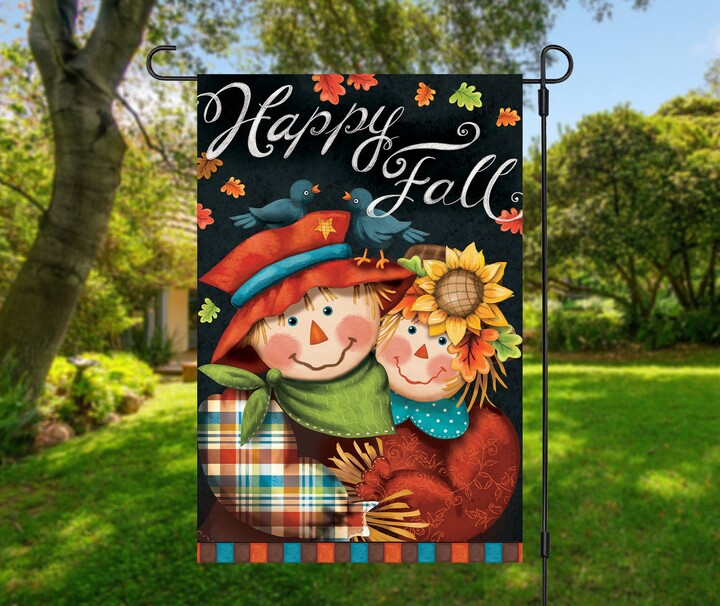 Happy Fall Garden Flag