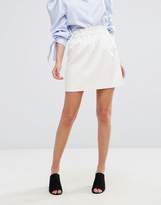 Thumbnail for your product : Missguided Leather Look Mini Skirt
