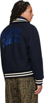 Thumbnail for your product : Billionaire Boys Club Blue Astro Varsity Bomber Jacket