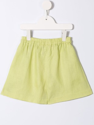 Little Bambah Elasticated-Waistband Linen Shorts
