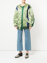 Thumbnail for your product : Facetasm Panelled Bomber Jacket