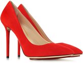 Thumbnail for your product : Charlotte Olympia Monroe Red Suede Pump