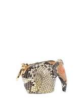Thumbnail for your product : Loewe Python Elephant Bag Charm/Coin Purse