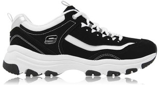 skechers icon dlite ladies trainers black