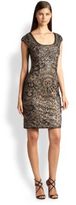 Thumbnail for your product : Sue Wong Cap-Sleeve Short Dress