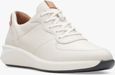 Thumbnail for your product : Clarks Un Rio Sprint Lace Up Leather Trainers, White
