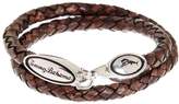 Thumbnail for your product : Tommy Bahama Brown Braided Leather Cord Bracelet