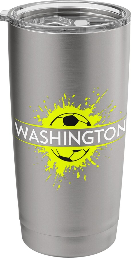 Washington soccer fan stadium outfit women Washington soccer fan support stadium Show your Spirit Stainless Steel Insulated Tumbler