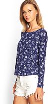 Thumbnail for your product : Forever 21 Long-Sleeved Floral Top