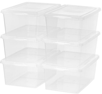 Mainstays 5 qt Women's Shoe Storage Box Clear 20 Pack