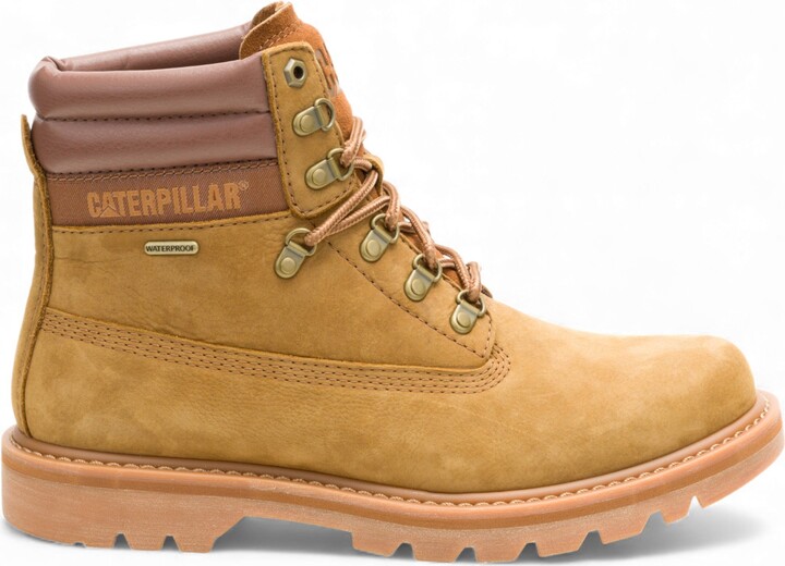 CAT (Caterpillar) Waterproof Colorado 2.0 Hiker Brown Leather Work Ankle Boots