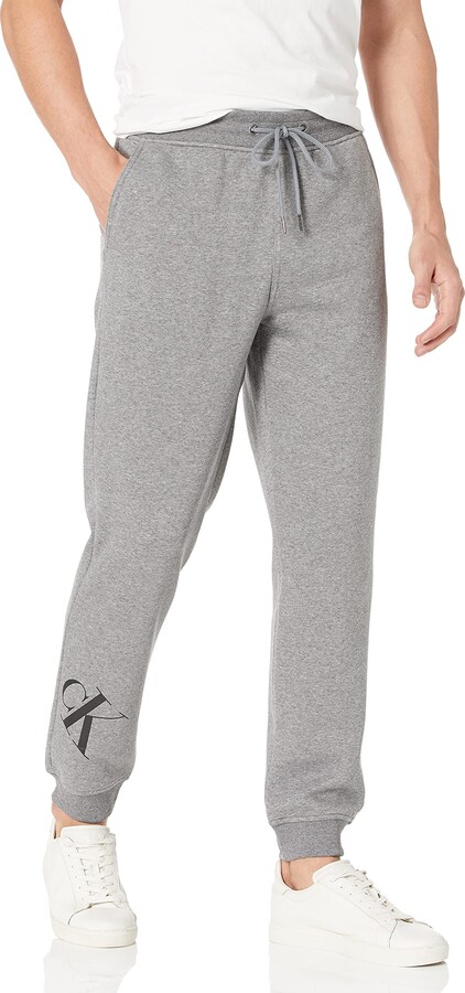 calvin klein monogram logo joggers