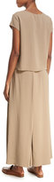 Thumbnail for your product : The Row Skannt Belted Wide-Leg Pants, Medium Brown