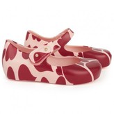 Thumbnail for your product : Mini Melissa Pink Heart Print Shoes