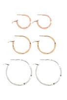 Thumbnail for your product : Forever 21 Geo-Inspired Hoop Earring Set