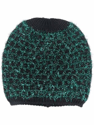 M Missoni Fine Knit Beanie Hat