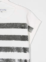 Thumbnail for your product : Patrizia Pepe Junior TEEN sequin embellished T-shirt
