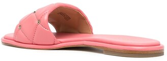 MICHAEL Michael Kors Rina quilted leather slides