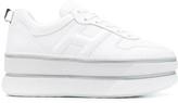 Thumbnail for your product : Hogan H449 platform low-top sneakers