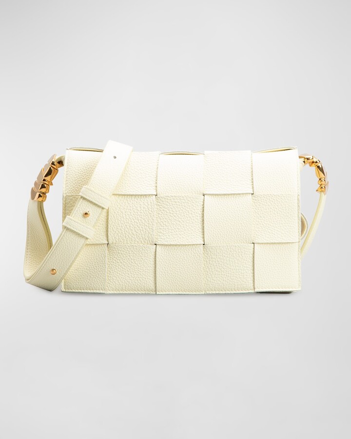 Bottega Cassette Woven Leather Crossbody Bag ShopStyle