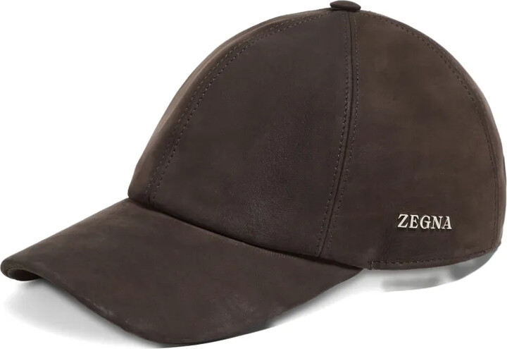 Ermenegildo Zegna Leather Baseball Cap