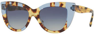 Valentino Acetate Cat-Eye Sunglasses