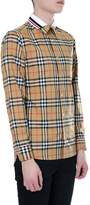 Thumbnail for your product : Burberry Antique Yellow Checked Shirt