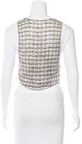Thumbnail for your product : Balmain Embellished Silk Vest
