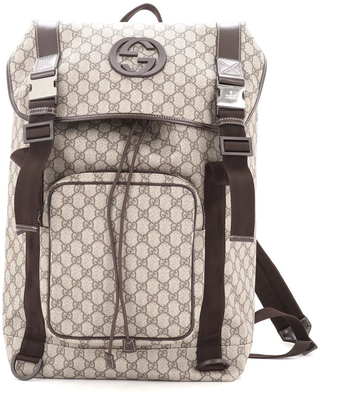 Gucci Interlocking G Backpack GG Coated Canvas Large ShopStyle