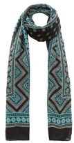 Thumbnail for your product : New Look Teal Aztec Print Scarf