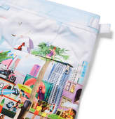 Thumbnail for your product : Orlebar Brown Bulldog Mid-Length Printed Swim Shorts