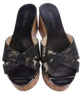 Thumbnail for your product : Jimmy Choo Perfume Embossed Sandals