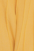 Thumbnail for your product : Ronny Kobo Yuma Metallic Ribbed-knit Midi Skirt