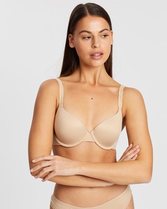 Calvin Klein Women's Neutrals Balconette Bras - Liquid Touch Lightly Lined  Bra - Size 12A at The Iconic - ShopStyle