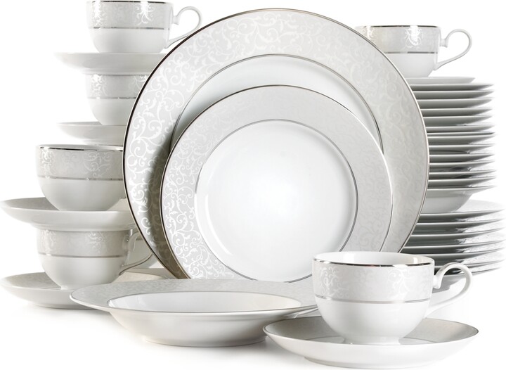 Mikasa Parchment 40 Pc. Dinnerware Set Service for 8