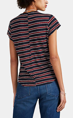 Frame Women's Striped Linen T-Shirt