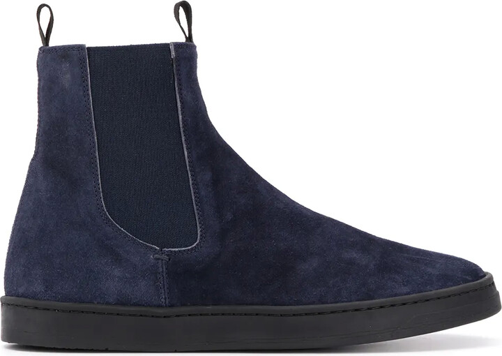 Officine Creative Suede Sneaker Boots