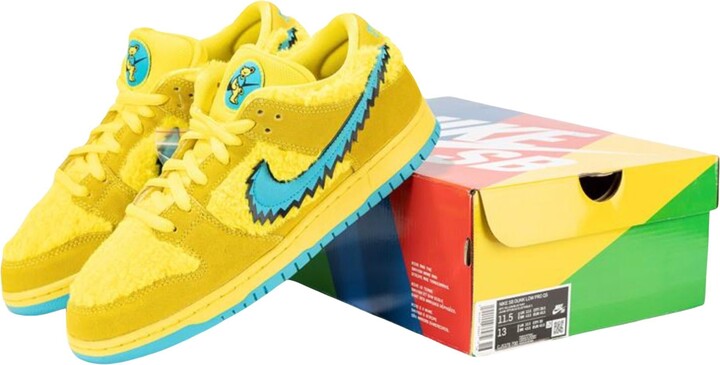 1stDibs Rare Nike Dunk Sb Low Grateful Dead Bears Opti Yellow