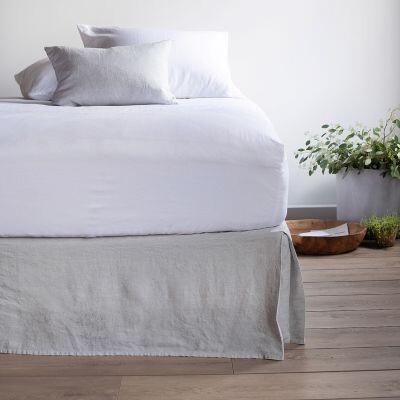 Bokser Home 100 French Linen Bedskirt