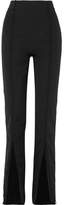 Thumbnail for your product : 16ARLINGTON - Button-embellished Crepe Straight-leg Pants - Black