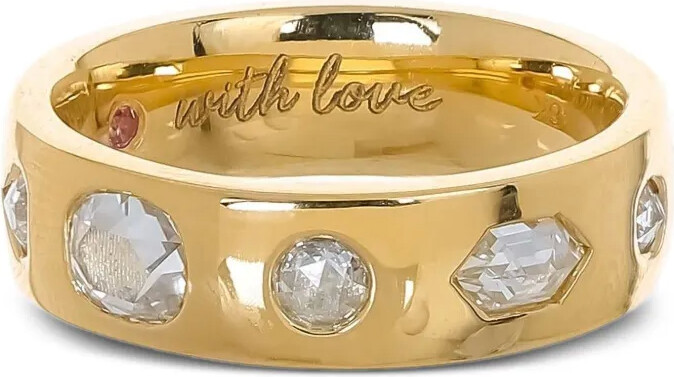 Nimo with Love 18K yellow gold diamond ring