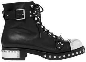 alexander mcqueen hobnail ankle boots