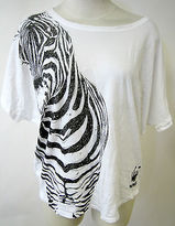 Thumbnail for your product : Forever 21 WWF Women's Dolman T-Shirt Zebra White Size S NEW