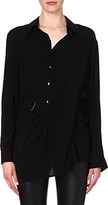 Thumbnail for your product : Ann Demeulemeester Asymmetric crepe shirt