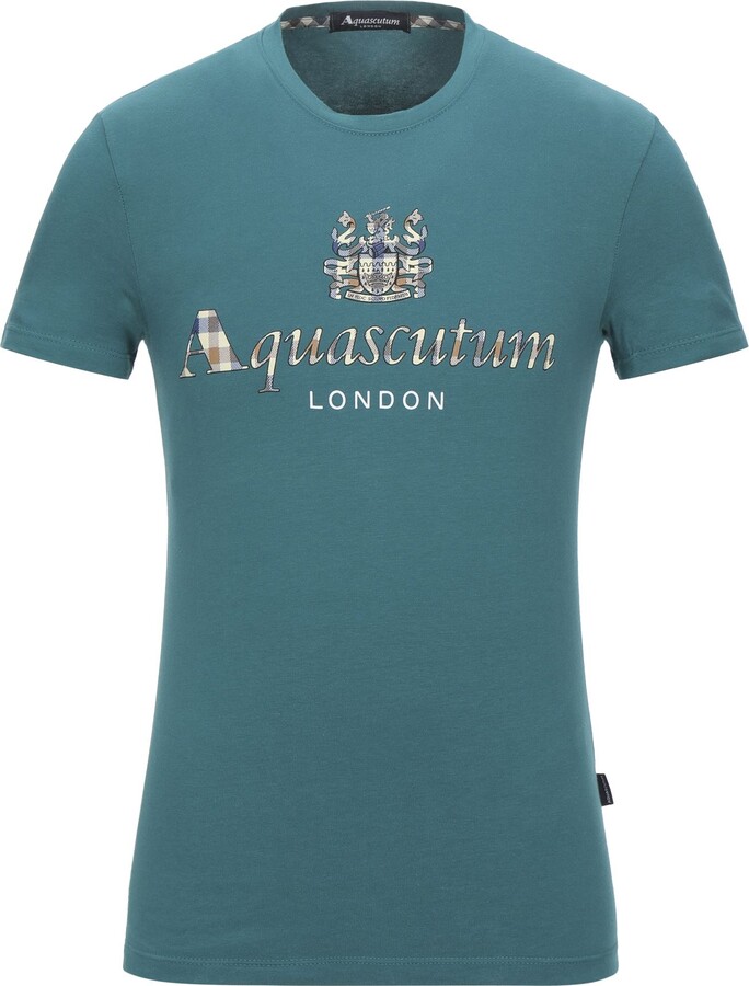 Aquascutum London T-shirt Deep Jade - ShopStyle