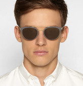 Thumbnail for your product : Mykita Dash Lightweight Round-Frame Metal Sunglasses