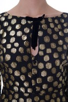 Thumbnail for your product : For Love & Lemons Black Tulle Dress With Gold Pois