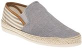 Thumbnail for your product : Sole New Mens Grey Multi Buckly Textile Shoes Espadrilles Slip On