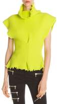 Thumbnail for your product : Unravel Project Wool & Cashmere Sleeveless Pintuck Sweater