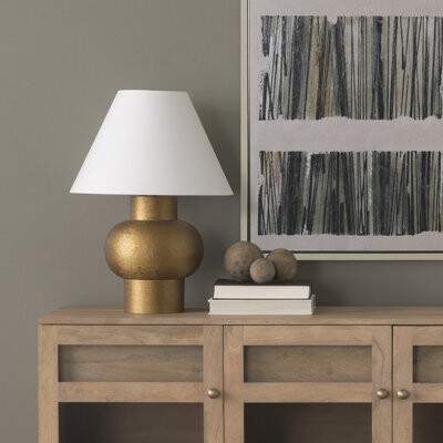 Orren Ellis Ameyalli Metal Table Lamp Lamp